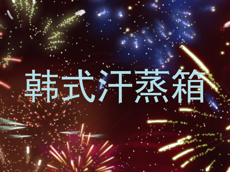 韩式汗蒸箱