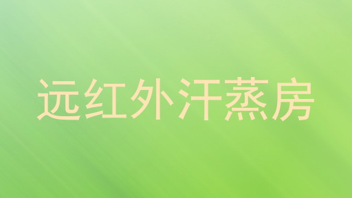 远红外汗蒸房