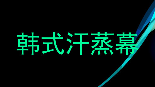 韩式汗蒸幕