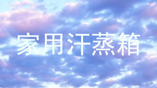 家用汗蒸箱
