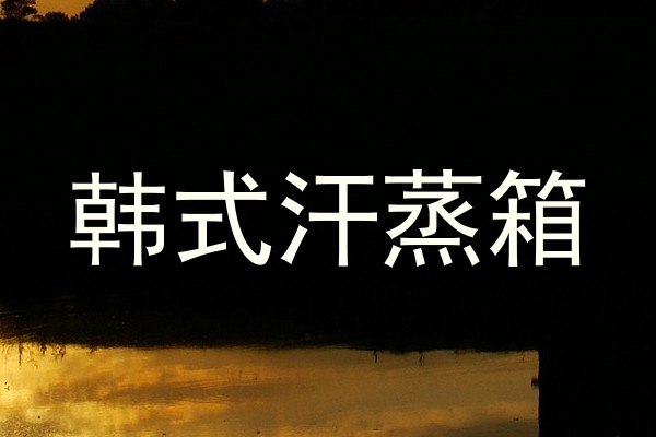 韩式汗蒸箱