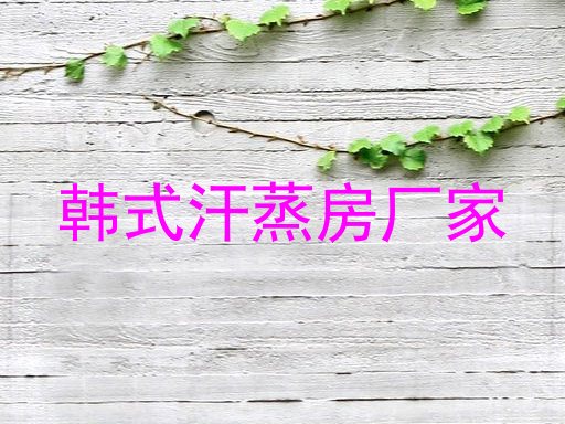 韩式汗蒸房厂家