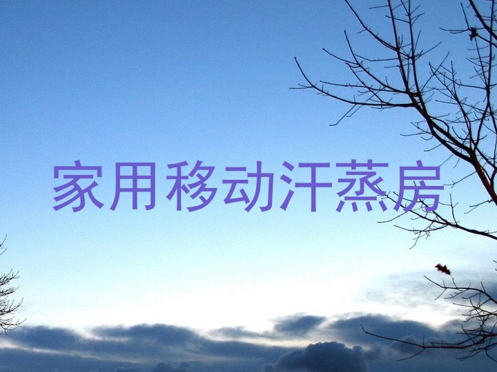 家用移动汗蒸房