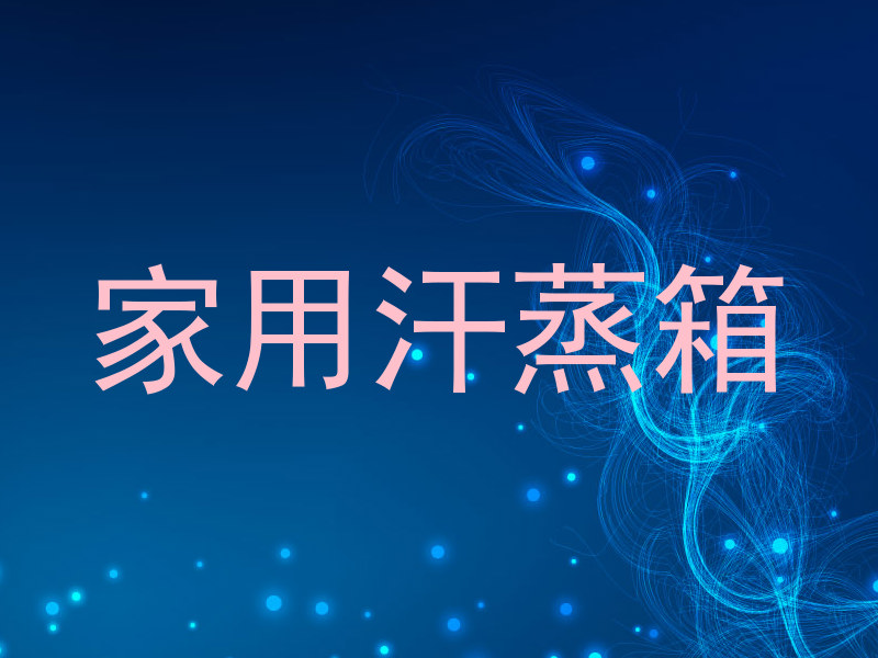 家用汗蒸箱