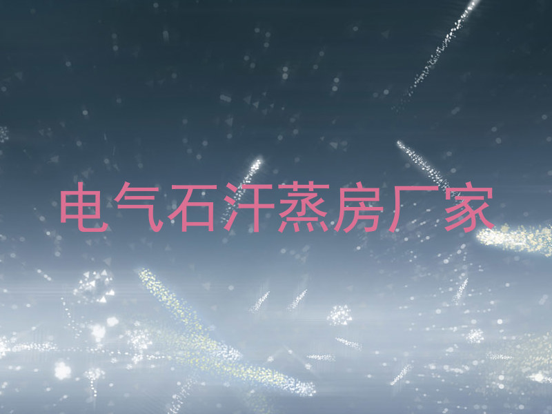 电气石汗蒸房厂家