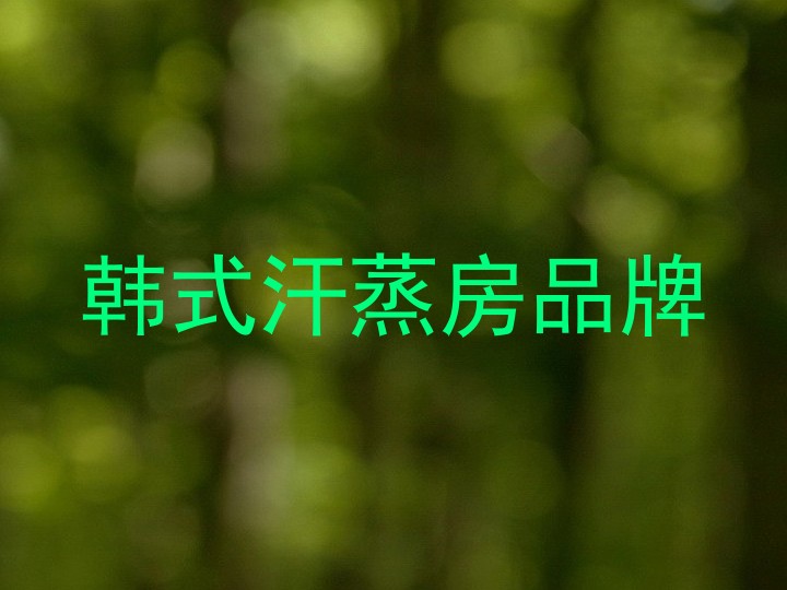 韩式汗蒸房品牌