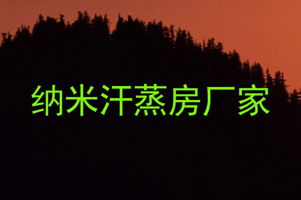 纳米汗蒸房厂家