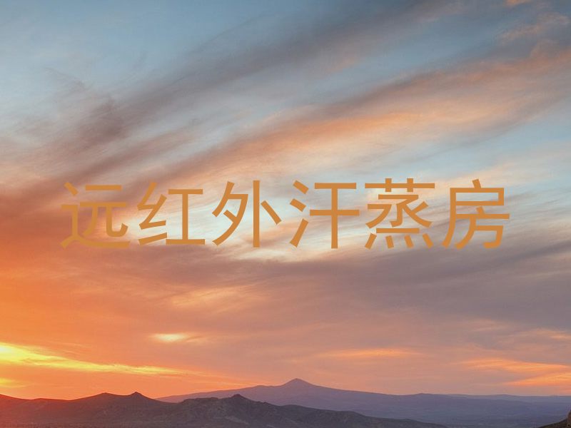 远红外汗蒸房