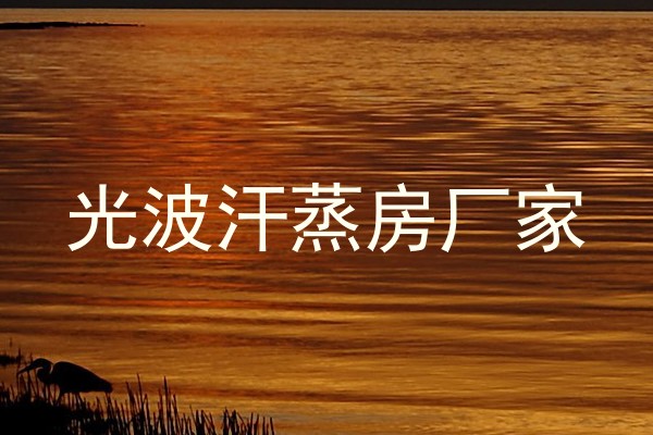 光波汗蒸房厂家