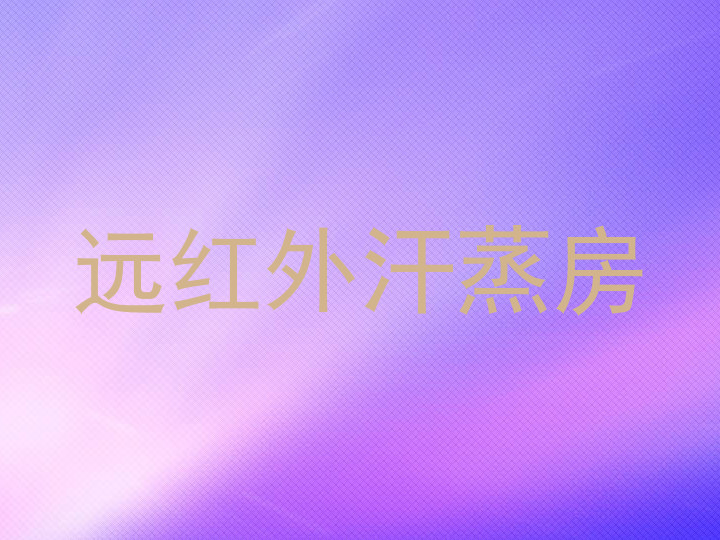 远红外汗蒸房