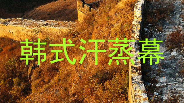 韩式汗蒸幕