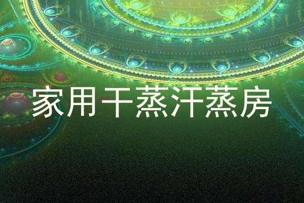 家用干蒸汗蒸房