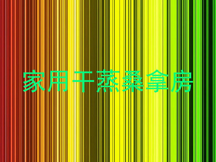 家用干蒸桑拿房