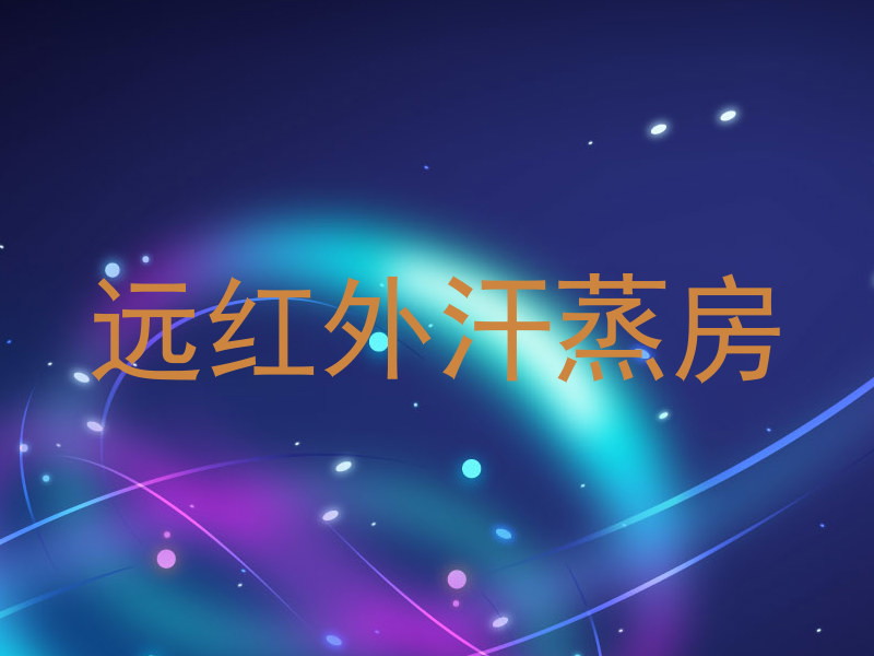 远红外汗蒸房
