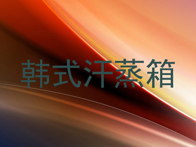 韩式汗蒸箱