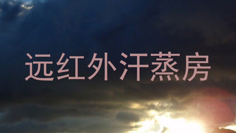 远红外汗蒸房