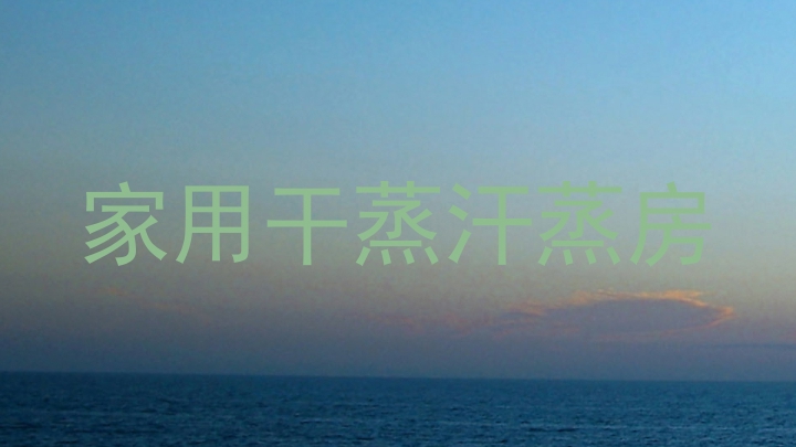 家用干蒸汗蒸房