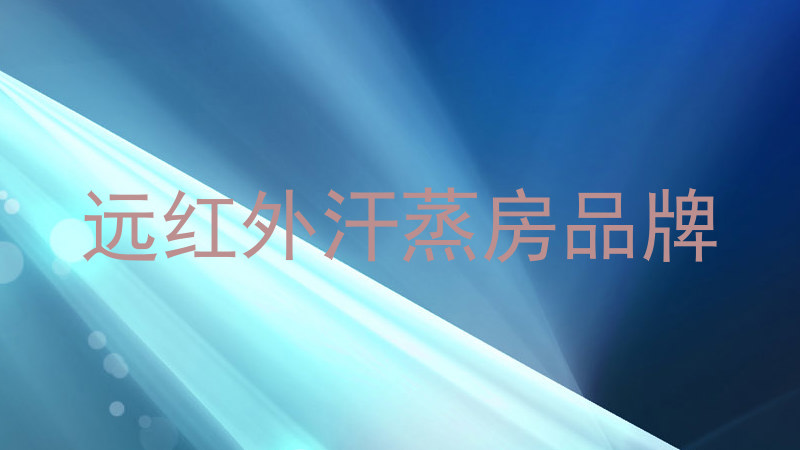 远红外汗蒸房品牌