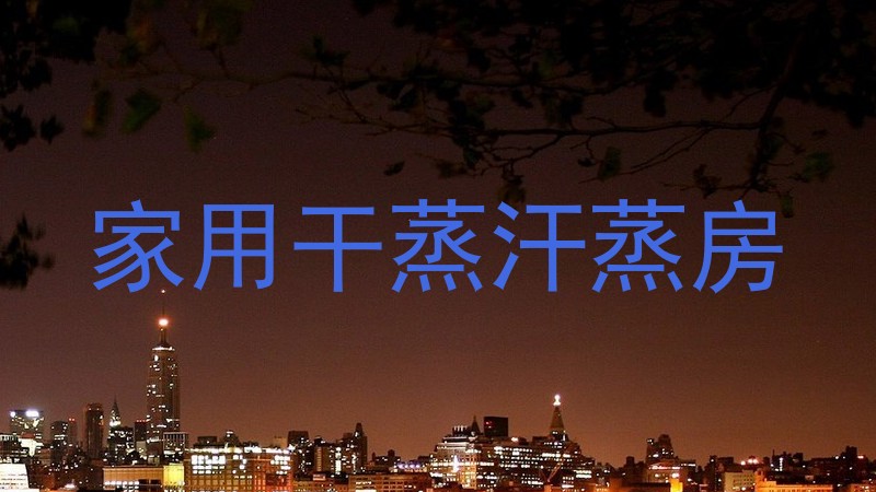 家用干蒸汗蒸房