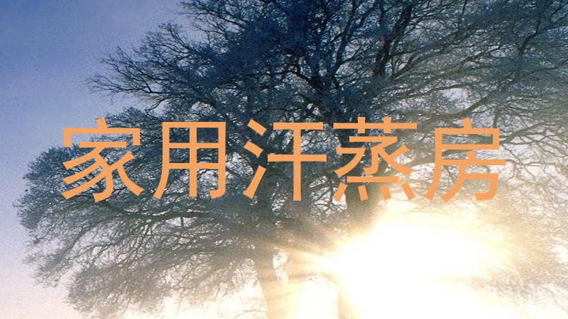 家用汗蒸房