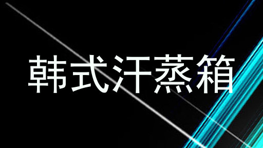 韩式汗蒸箱