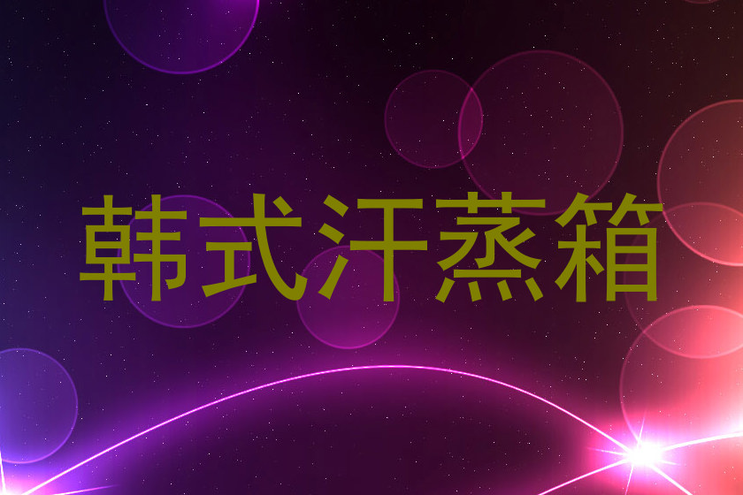 韩式汗蒸箱