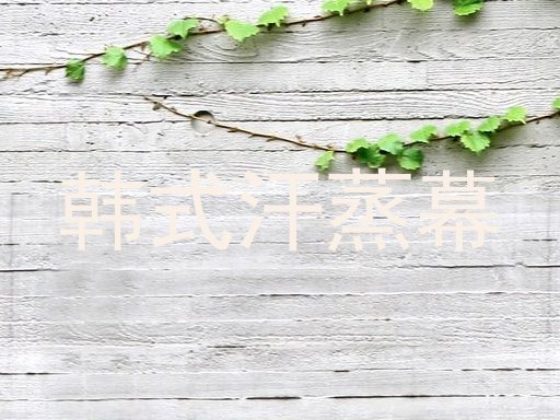 韩式汗蒸幕