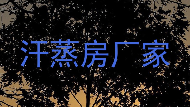 汗蒸房厂家