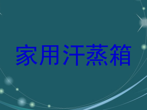 家用汗蒸箱