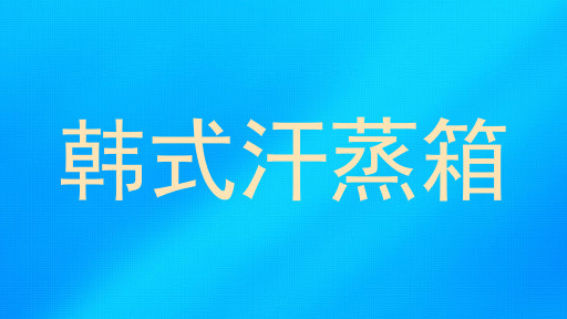 韩式汗蒸箱