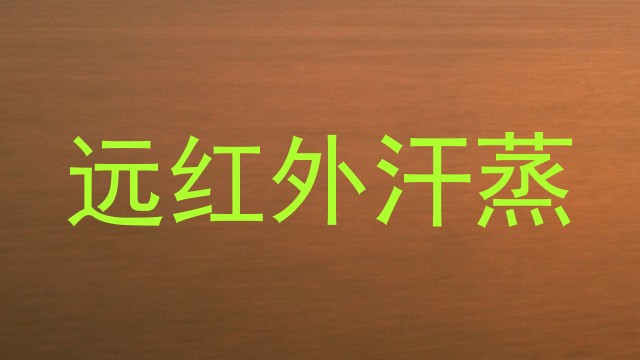 远红外汗蒸