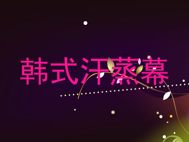 韩式汗蒸幕
