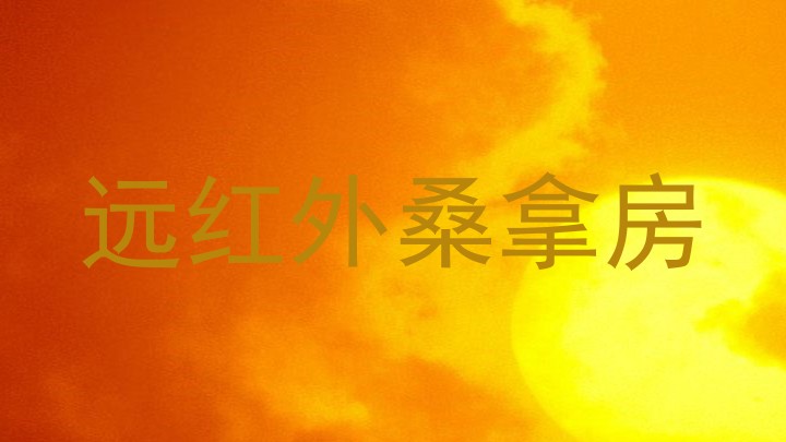 远红外桑拿房