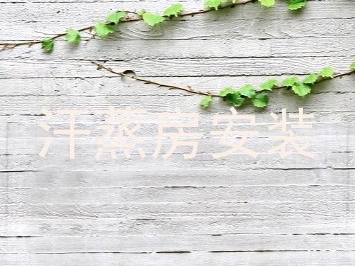 汗蒸房安装