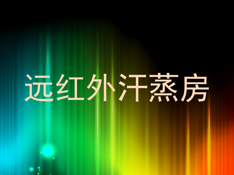远红外汗蒸房