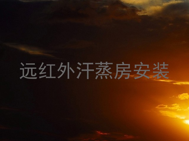 远红外汗蒸房安装