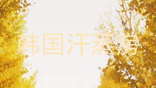 韩国汗蒸房