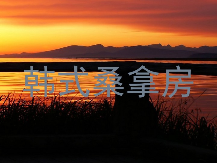 韩式桑拿房
