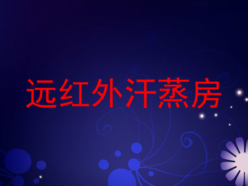 远红外汗蒸房