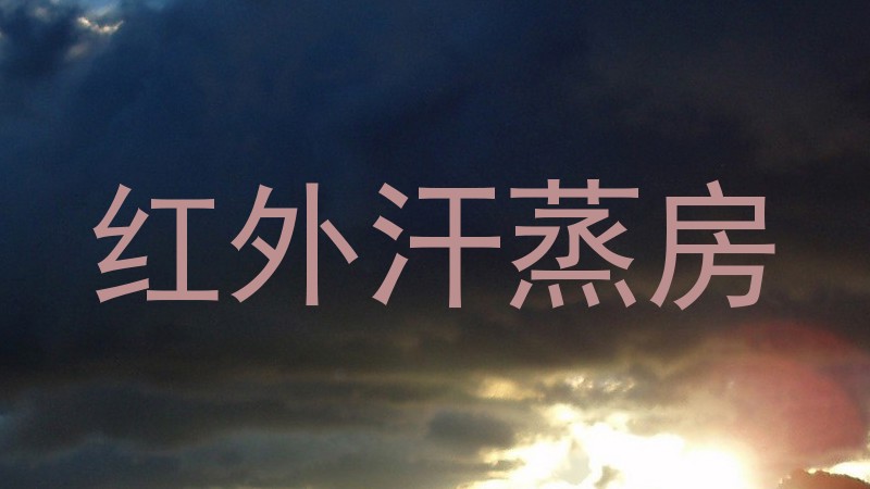 红外汗蒸房