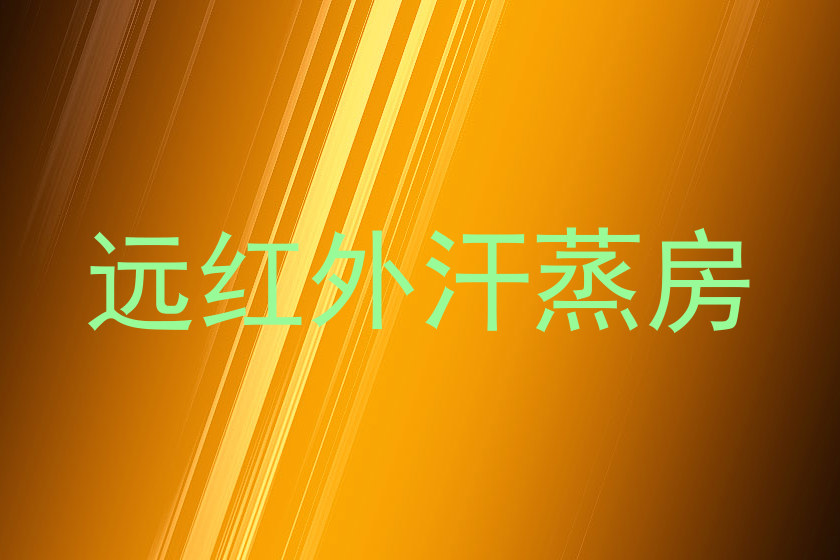 远红外汗蒸房