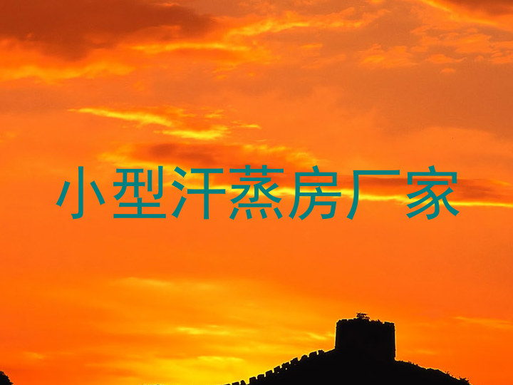 小型汗蒸房厂家