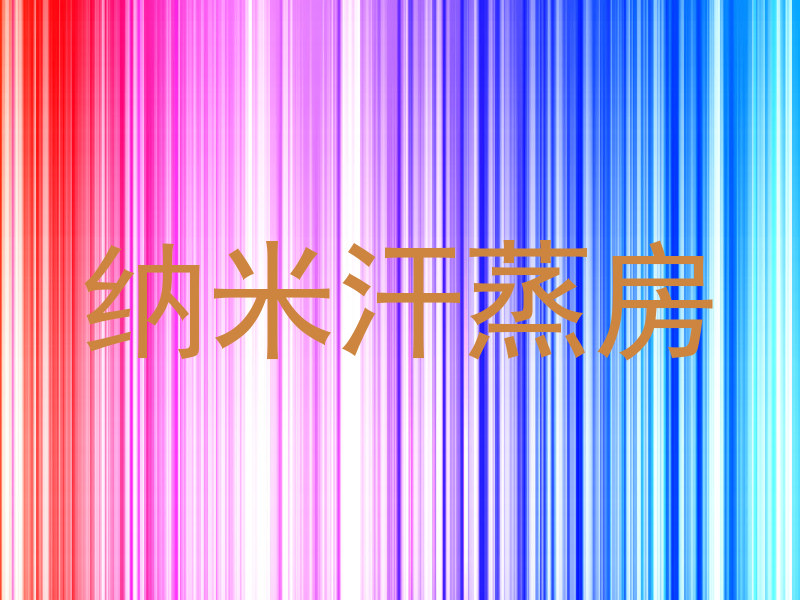 纳米汗蒸房