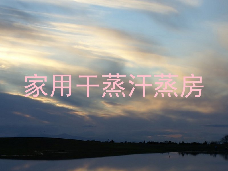 家用干蒸汗蒸房
