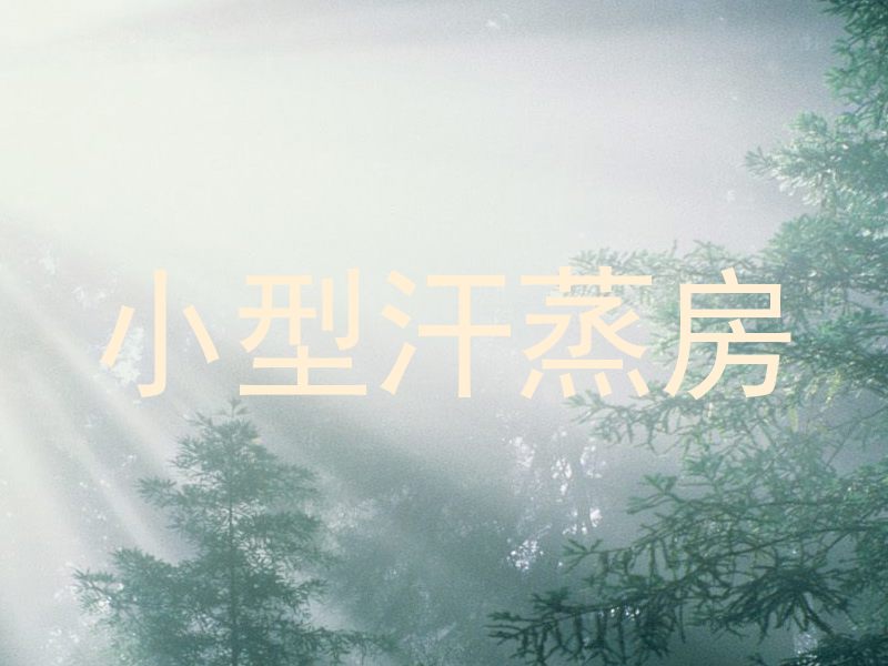 小型汗蒸房