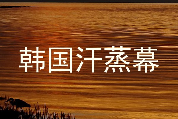 韩国汗蒸幕