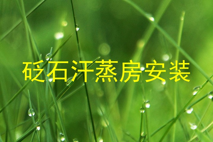 砭石汗蒸房安装