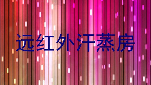 远红外汗蒸房