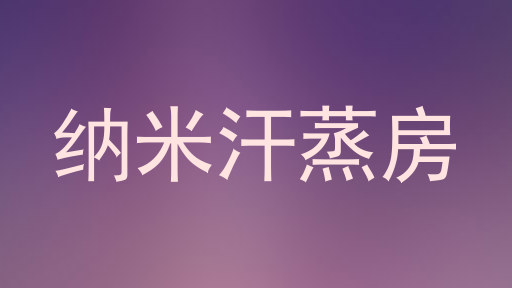 纳米汗蒸房