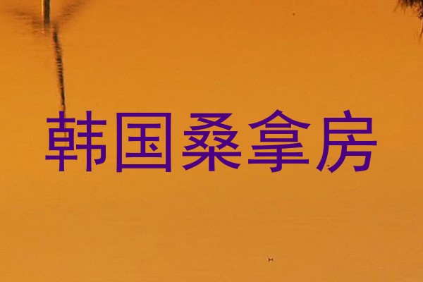 韩国桑拿房